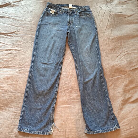 Cinch Men's White Label Jeans Relaxed Fit Mid Rise Straight Leg Size 33x32 - Picture 1 of 13